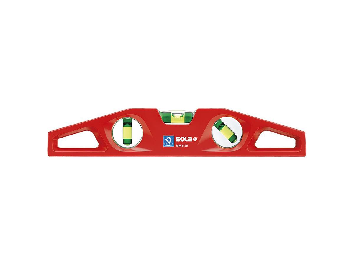Torpedvattenpass Alu m. magnet WW 525, 25cm