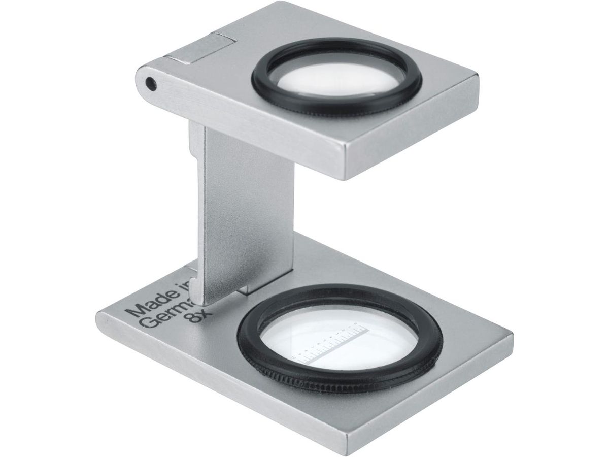 Verkstadslupp m. sidoskala 8x, Ø16,2mm