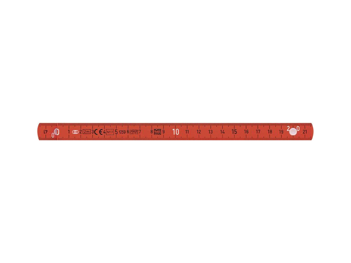 Meterstock VDE 2Mx15mm Longlife orange