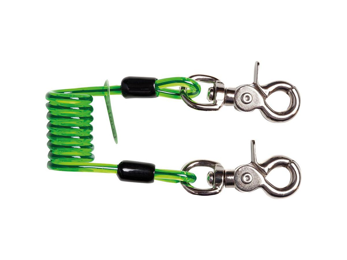Spiralwire m. karbinkrokar 40-700mm, last 3kg