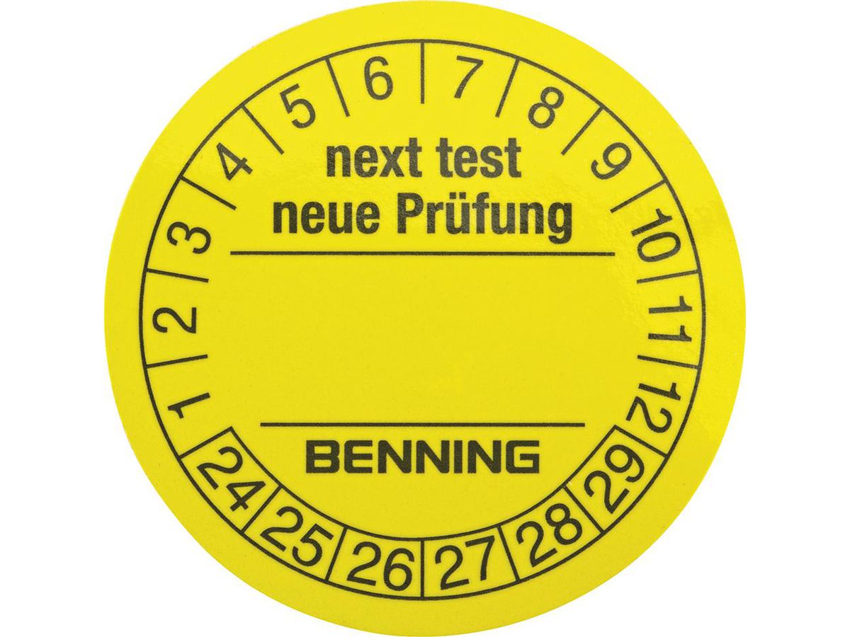 Inspektionsdekal Benning (300st)