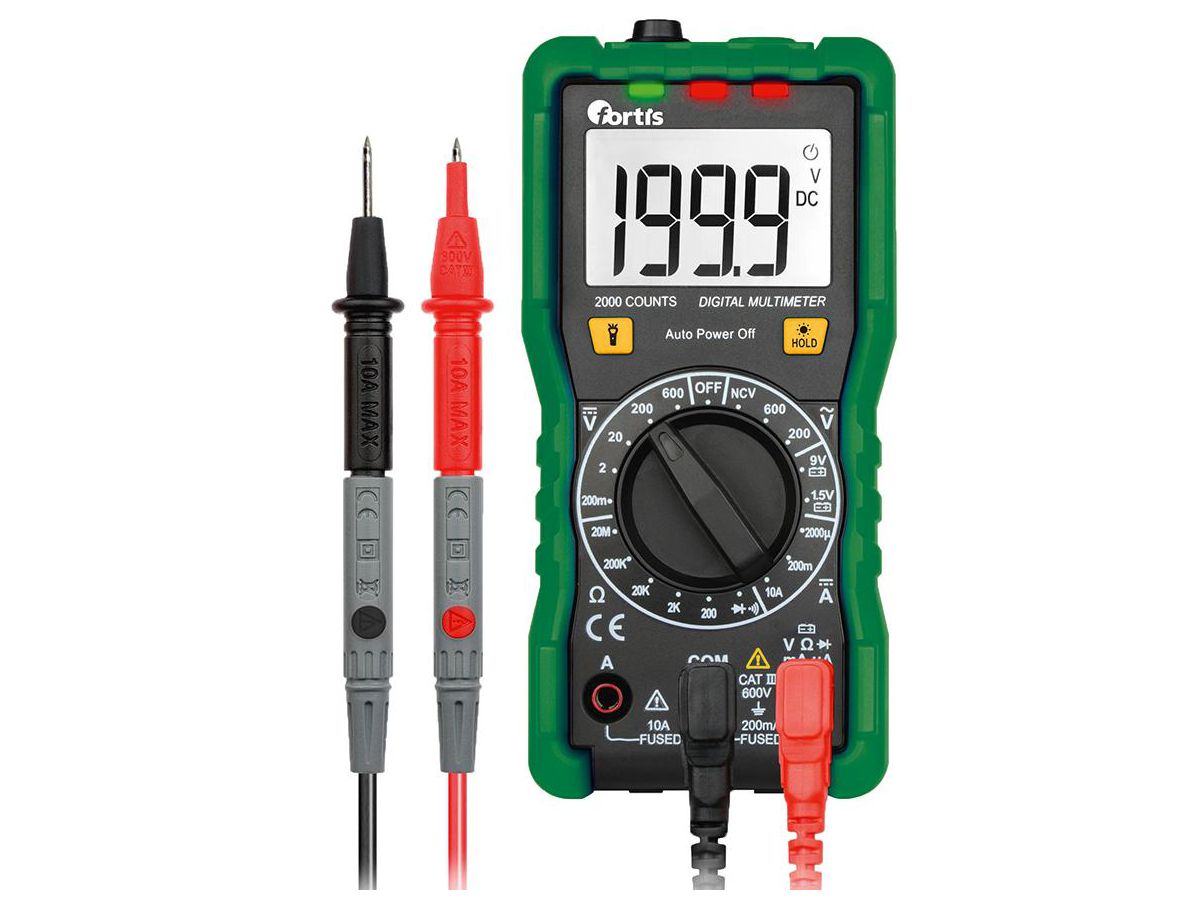 Digitalmultimeter 0,1mV-600V