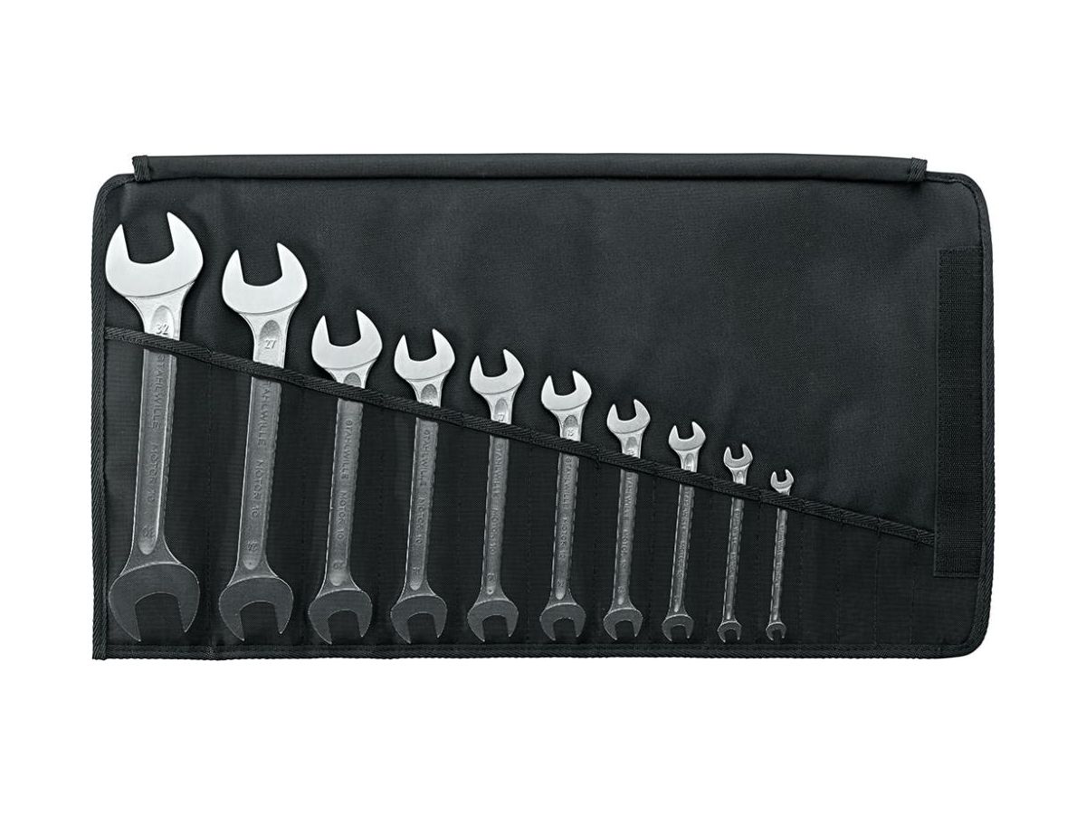 Dubbel U-Nyckelsats DIN 3110 10-delar 6-32mm
