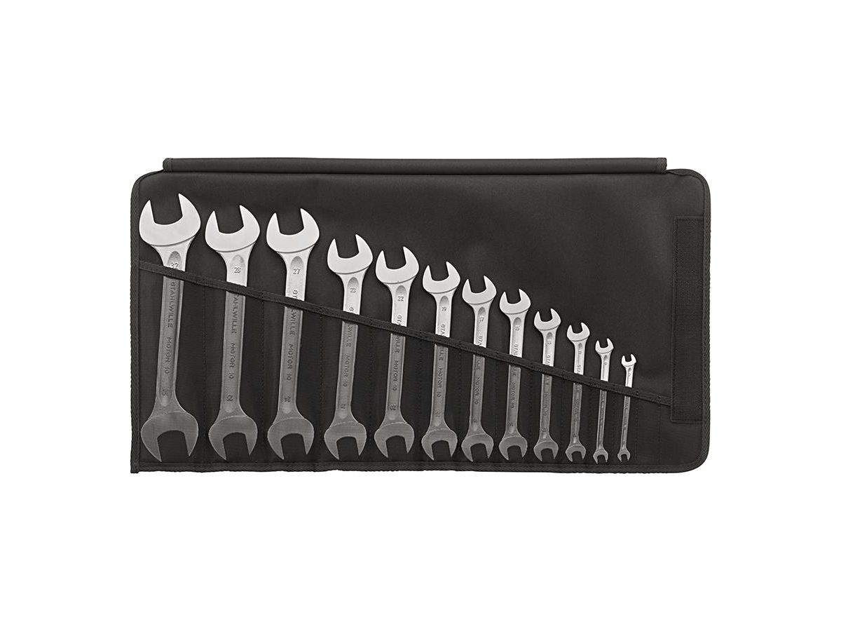 Dubbel U-Nyckelsats DIN 3110 12-delar 6-32mm