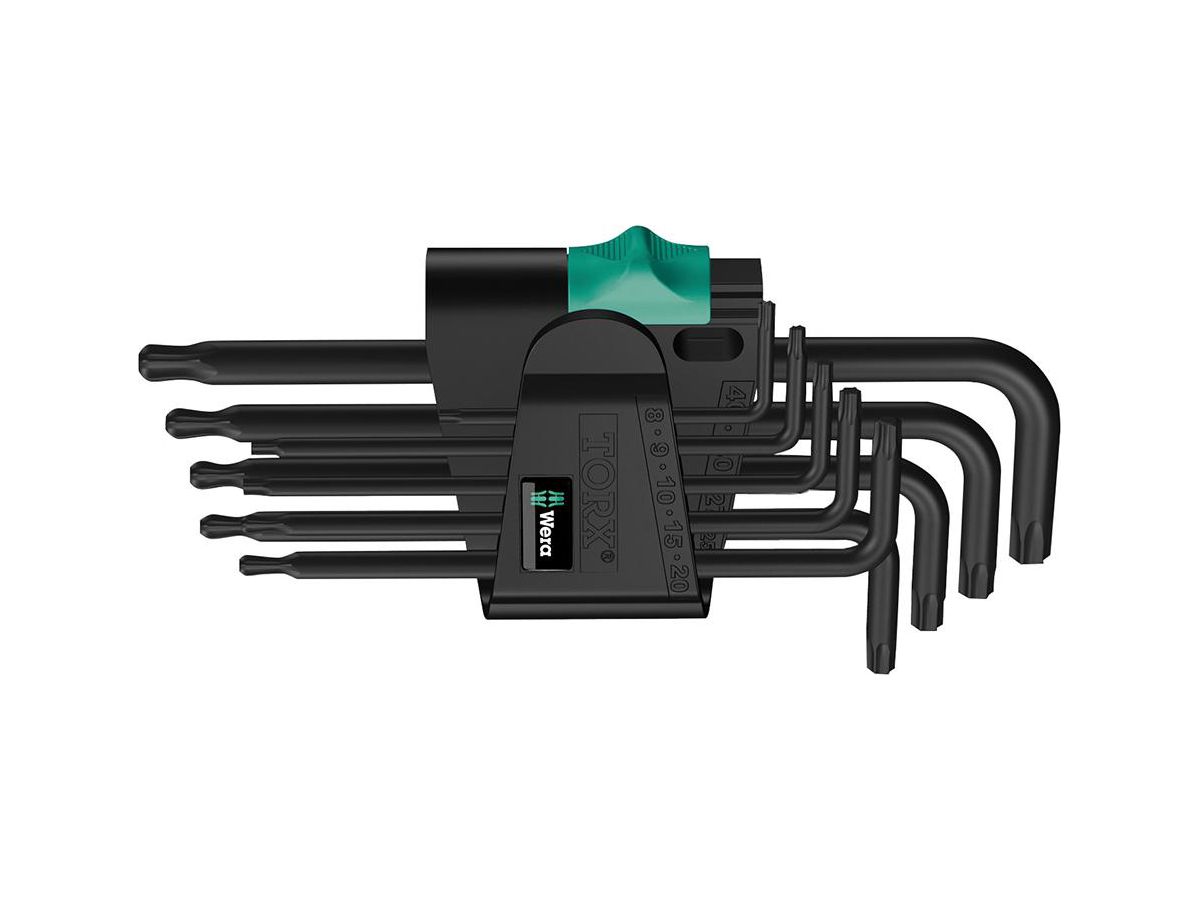 Torxsnyckelsats BlackLaser 967 PKL/9 9-delar T8-T40 m .kula