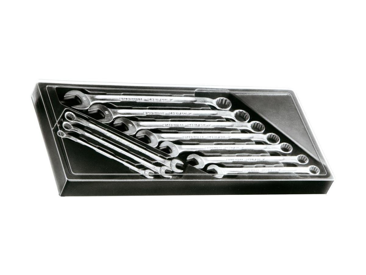 U-Ringnyckelsats DIN3113B Nr. 14 10-delar 8-19mm
