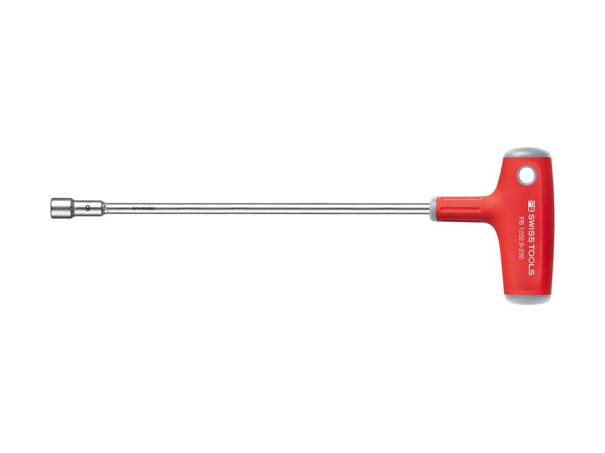 Hylsskruvnyckel med T-grepp 9x230mm