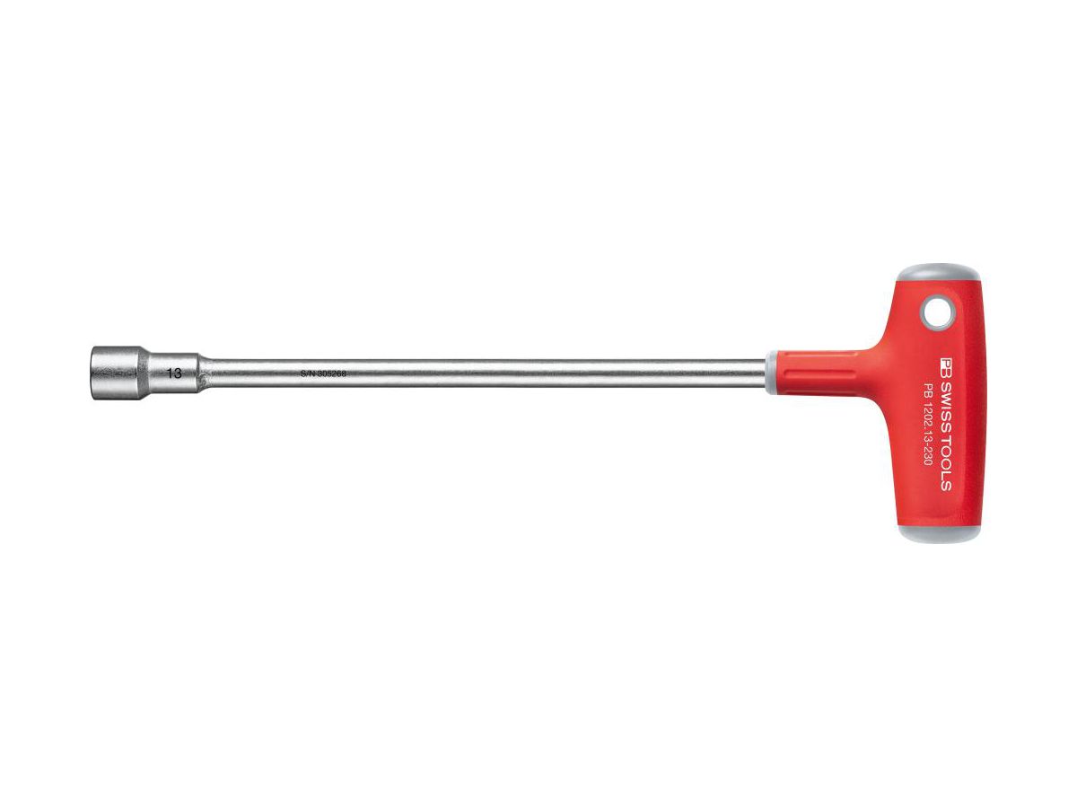 Hylsskruvnyckel med T-grepp 13x230mm