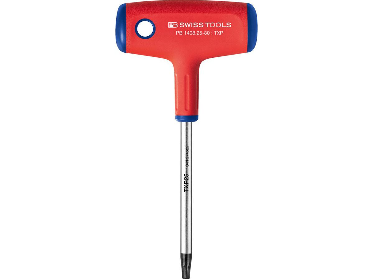 Torxnyckel m. T-grepp IP25x80mm