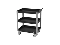 Servicevagn 3 hyllplan, 684x469x820mm Fortis