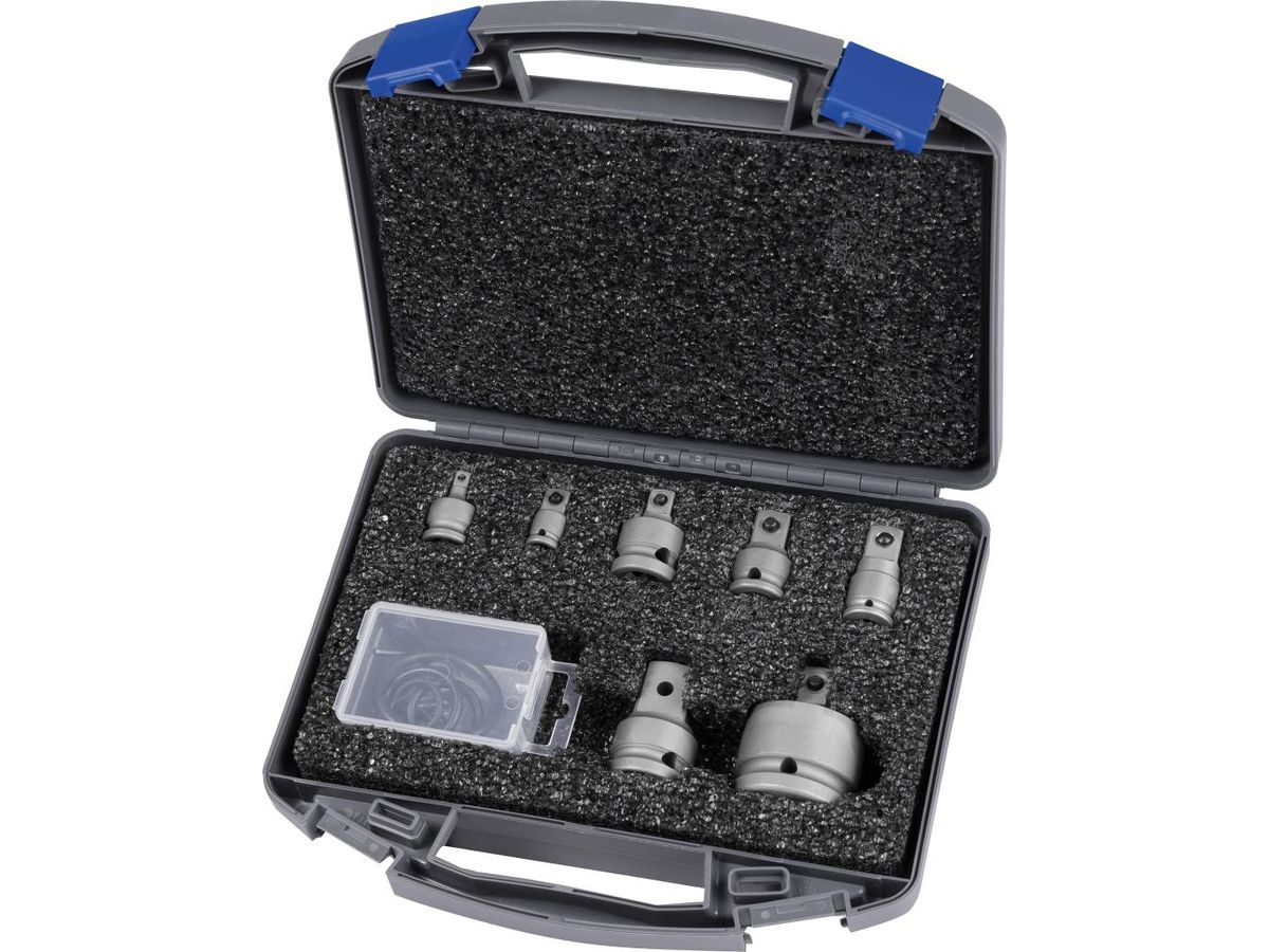 Adaptersats kraft 1/4"-3/4" 7-delar