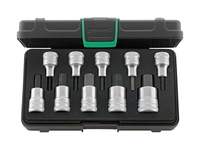 Bitshylssats 1/2" Nr. 54/10 Insex 10-delar 4-19mm