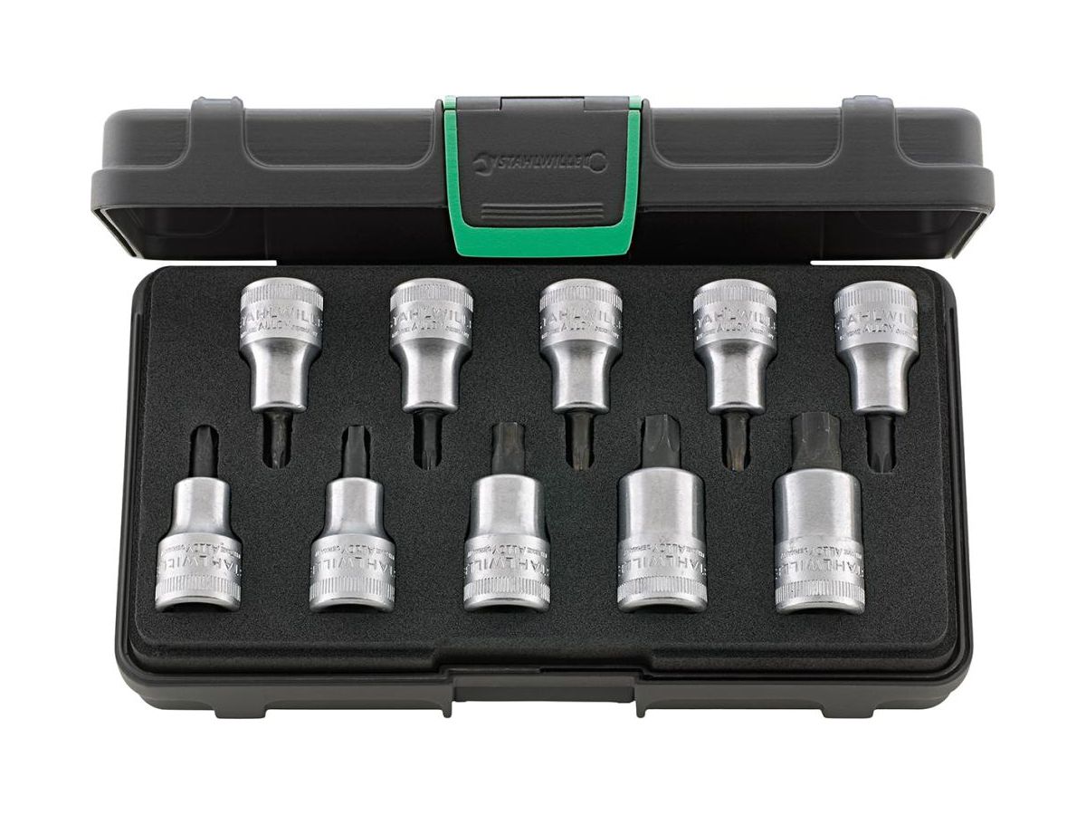 Bitshylssats 1/2" Nr. 54/10 Torx 10-delar T20-T60