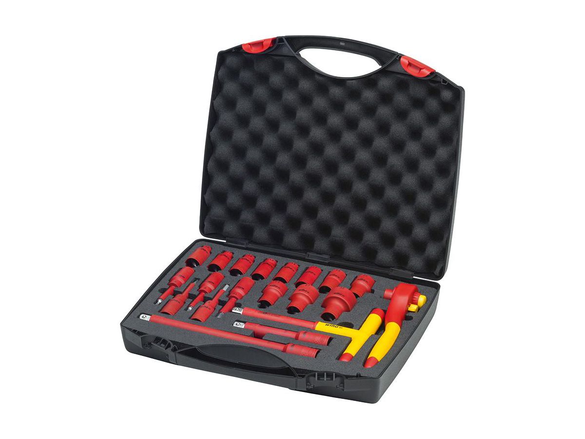 Hylsnyckelsats 1/2" VDE 7208N 21-delar