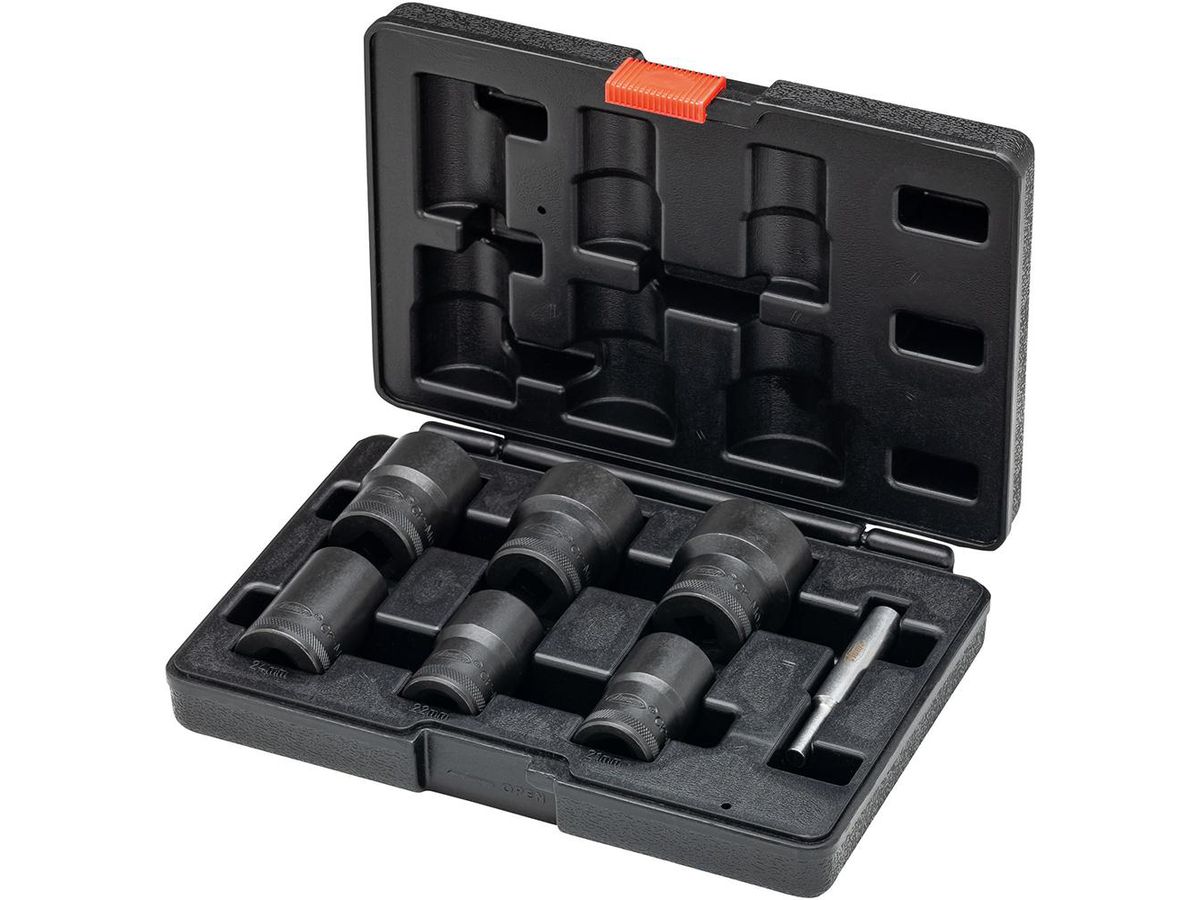 Demontagehylssats Twist 1/2" 7-delar 21-32mm