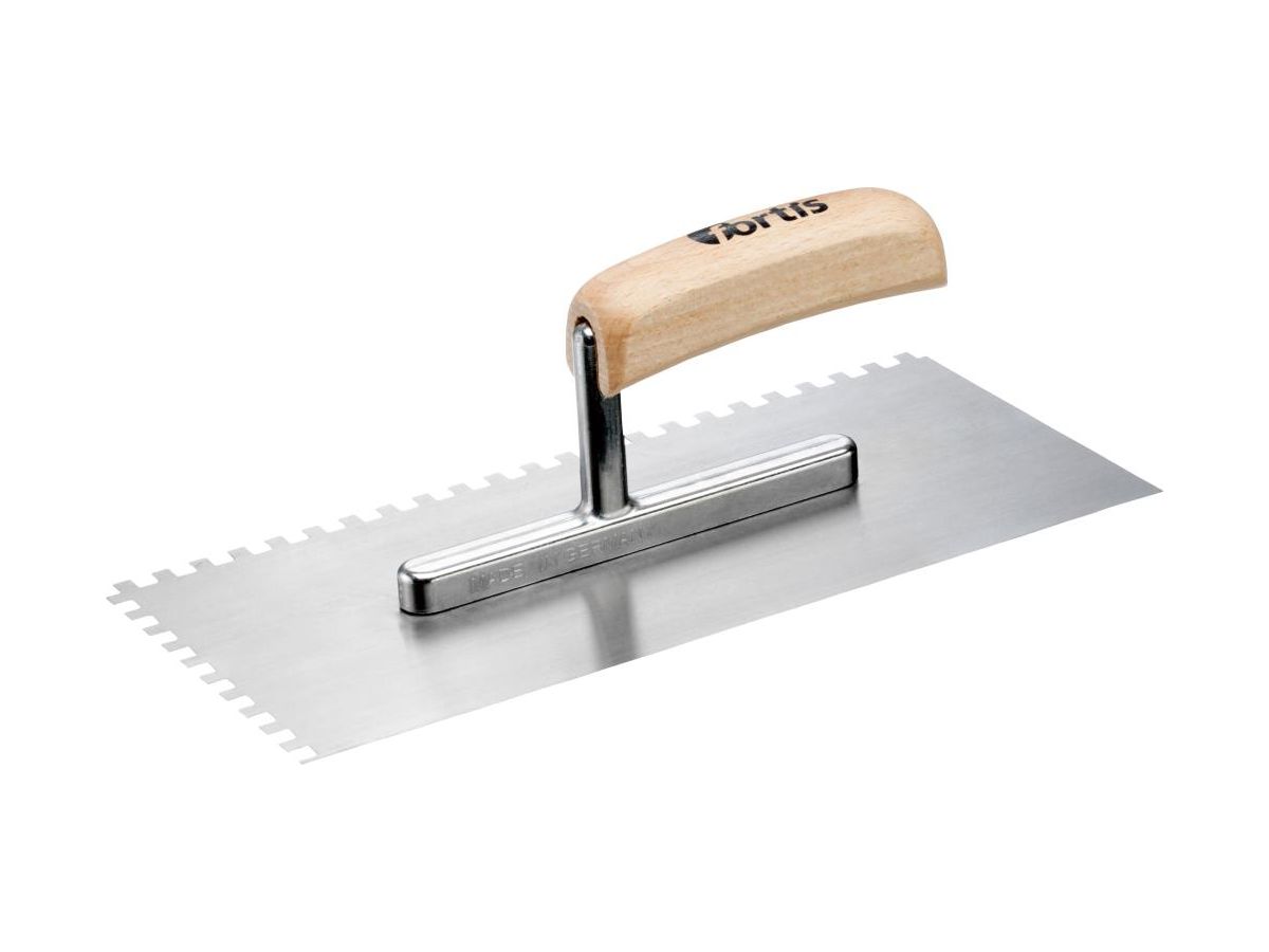 Putsbräde tandat 280x130mm härdat stål