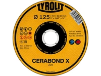 Kapskiva CERABOND X 125x1,6mm stål+Inox