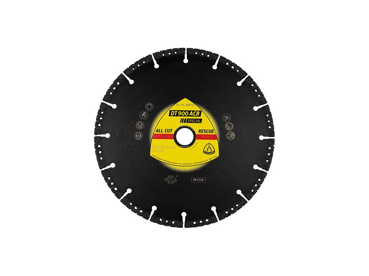 Diamantkapskiva DT 900ACR 350x3,1x25,4mm