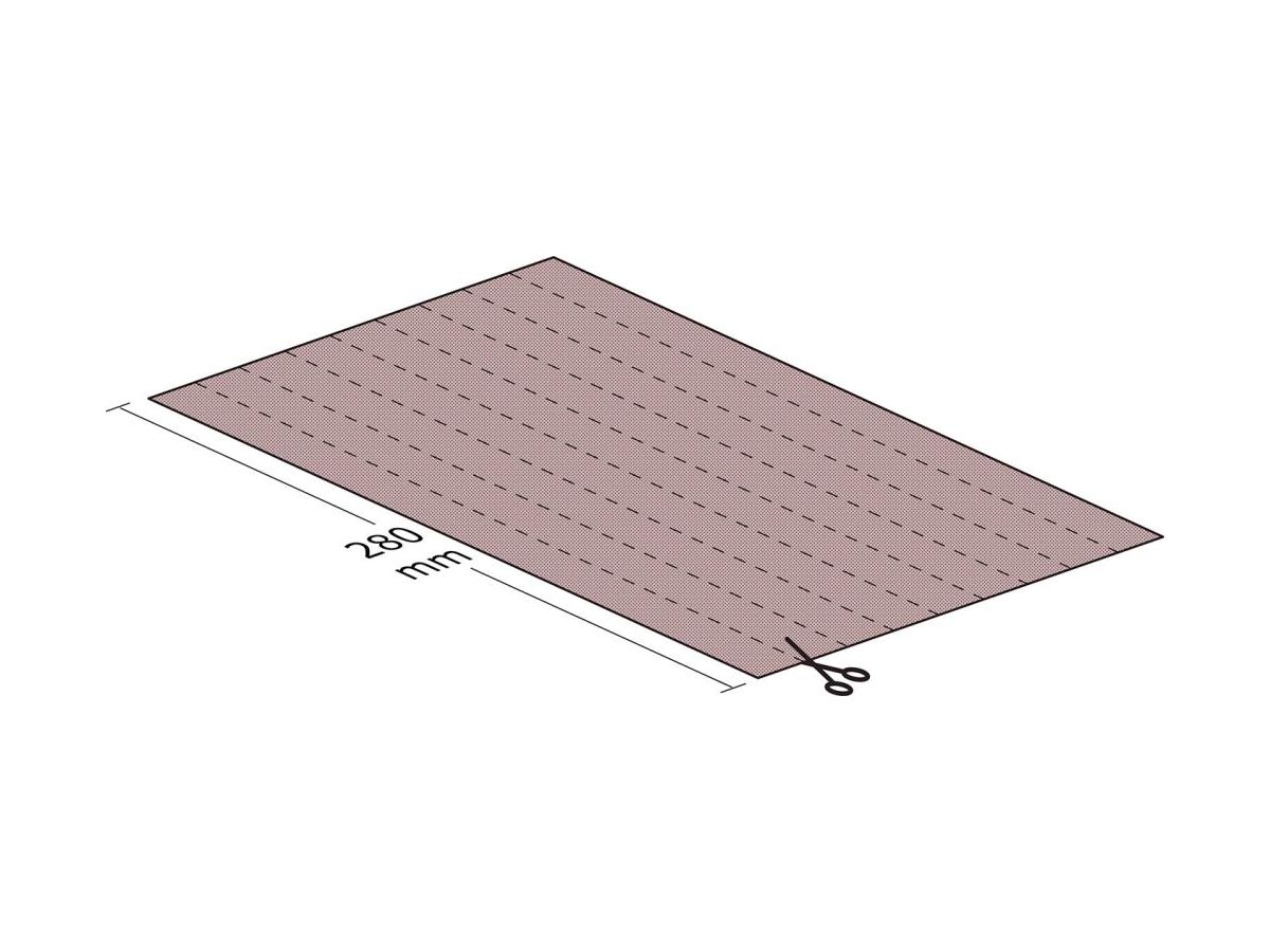 Slippappershållare stl. 26x127mm, Tot längd 270mm