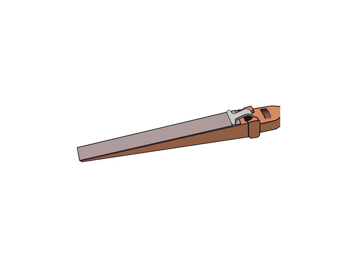 Slippappershållare stl. 26x127mm, Tot längd 270mm