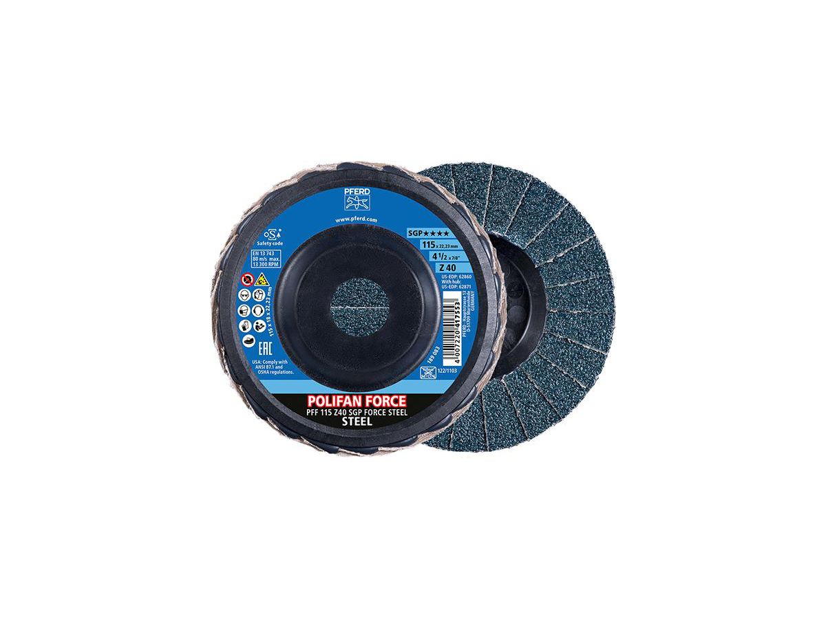 Lamellrondell FORCE SGP Steel 115mm Z40