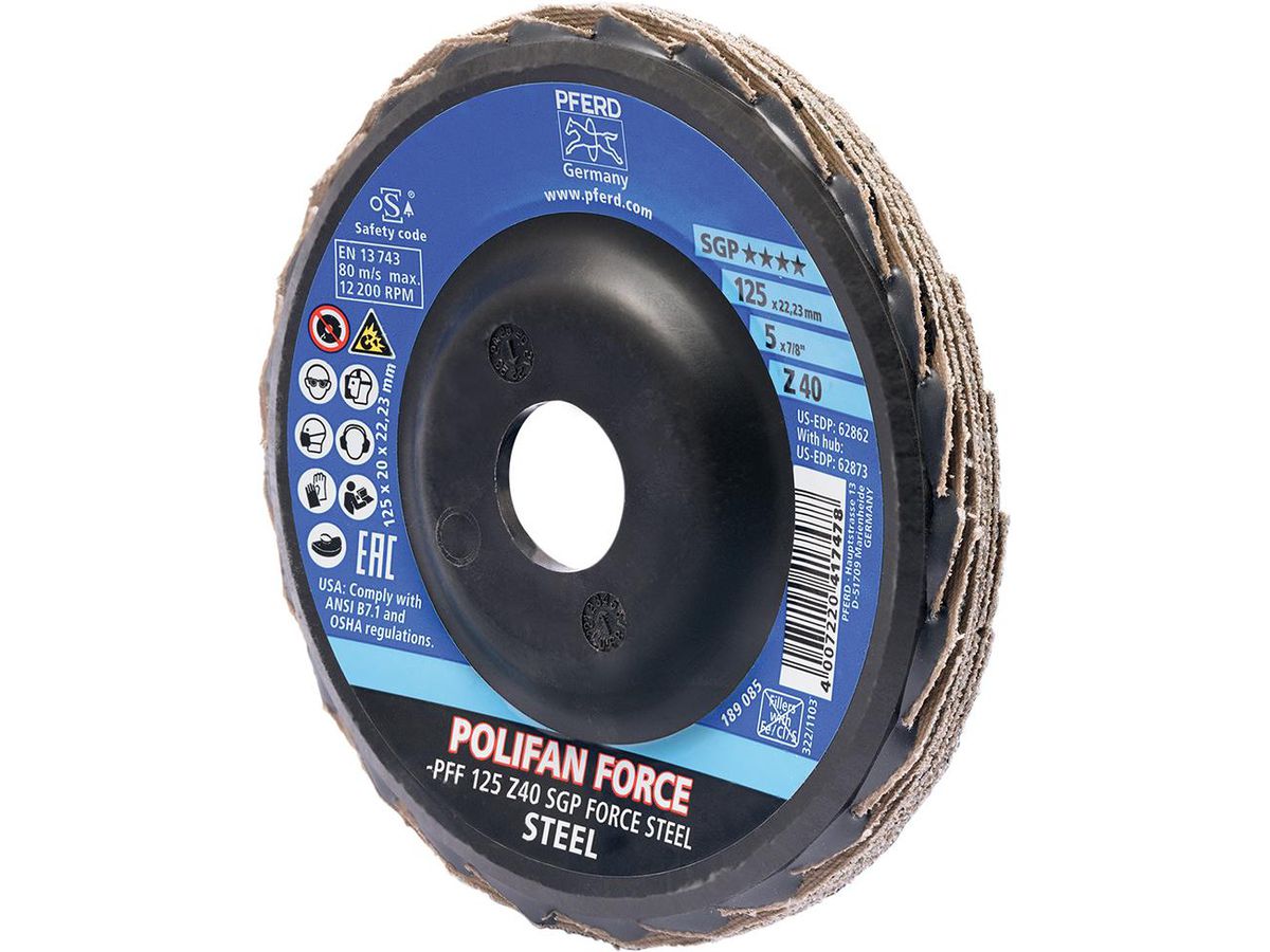 Lamellrondell FORCE SGP Steel 115mm Z60