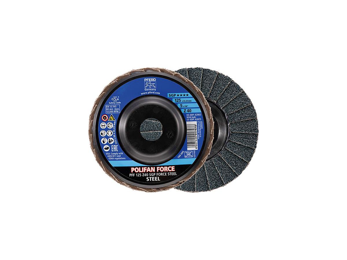 Lamellrondell FORCE SGP Steel 125mm Z40