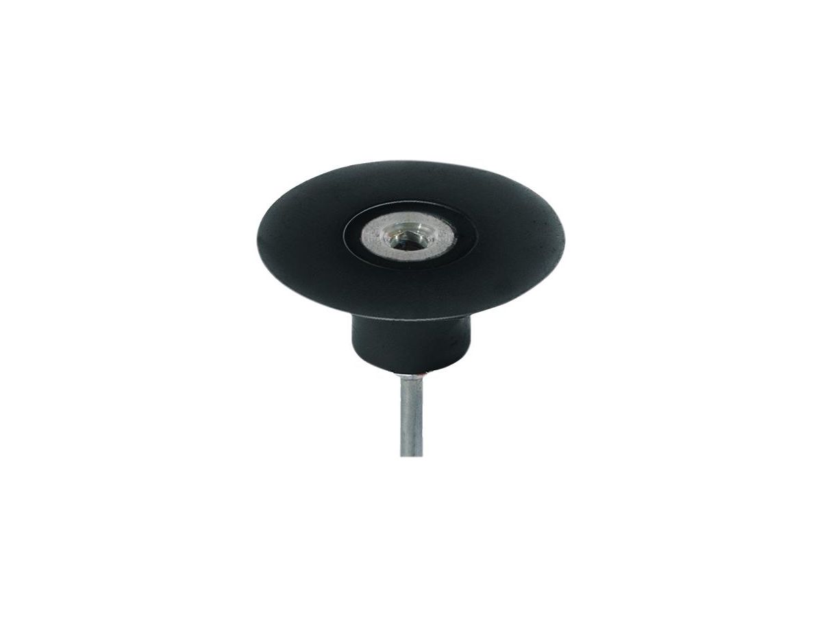 Stödtallrik  Roloc 76,2mm Medium, axel 6mm