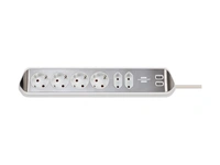 Grenuttag Estilo-V 6-vägs 2m kabel H05VV-F 3G1.5 IP20