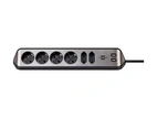 Grenuttag Estilo-S 6-vägs 2m kabel H05VV-F 3G1.5 IP20