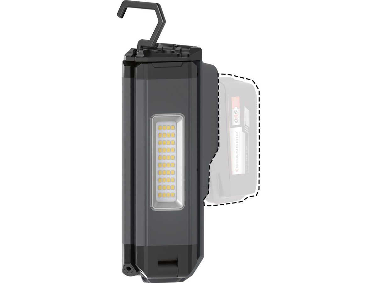 Arbetsbelysning Duo Connect 1250-2500lm, exkl. batteri