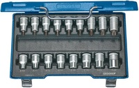 Hylssats 1/2" Torx Nr. ITX 19TX E+Tx Hylsor 17-Delar
