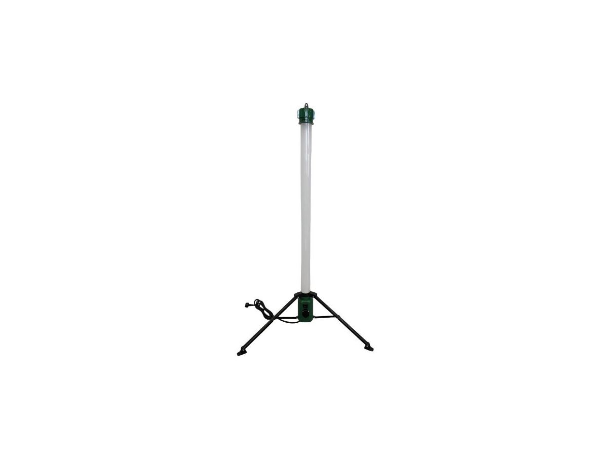Arbetslampa rundstrålande 360º 100W 1200lm 230V 5m kabel, IP44