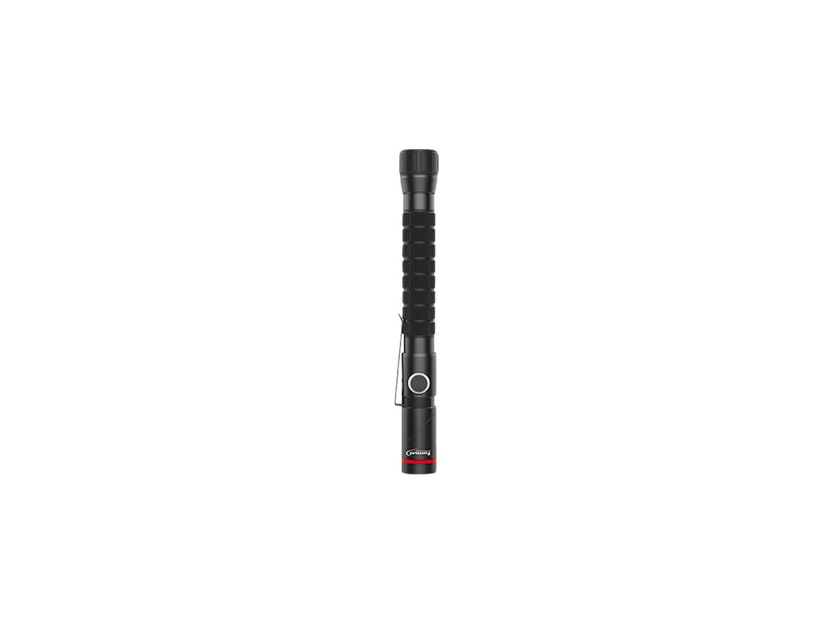 Stavlampa Led 350/90lm vridbar 90°, magnet uppladdningsbar IP54