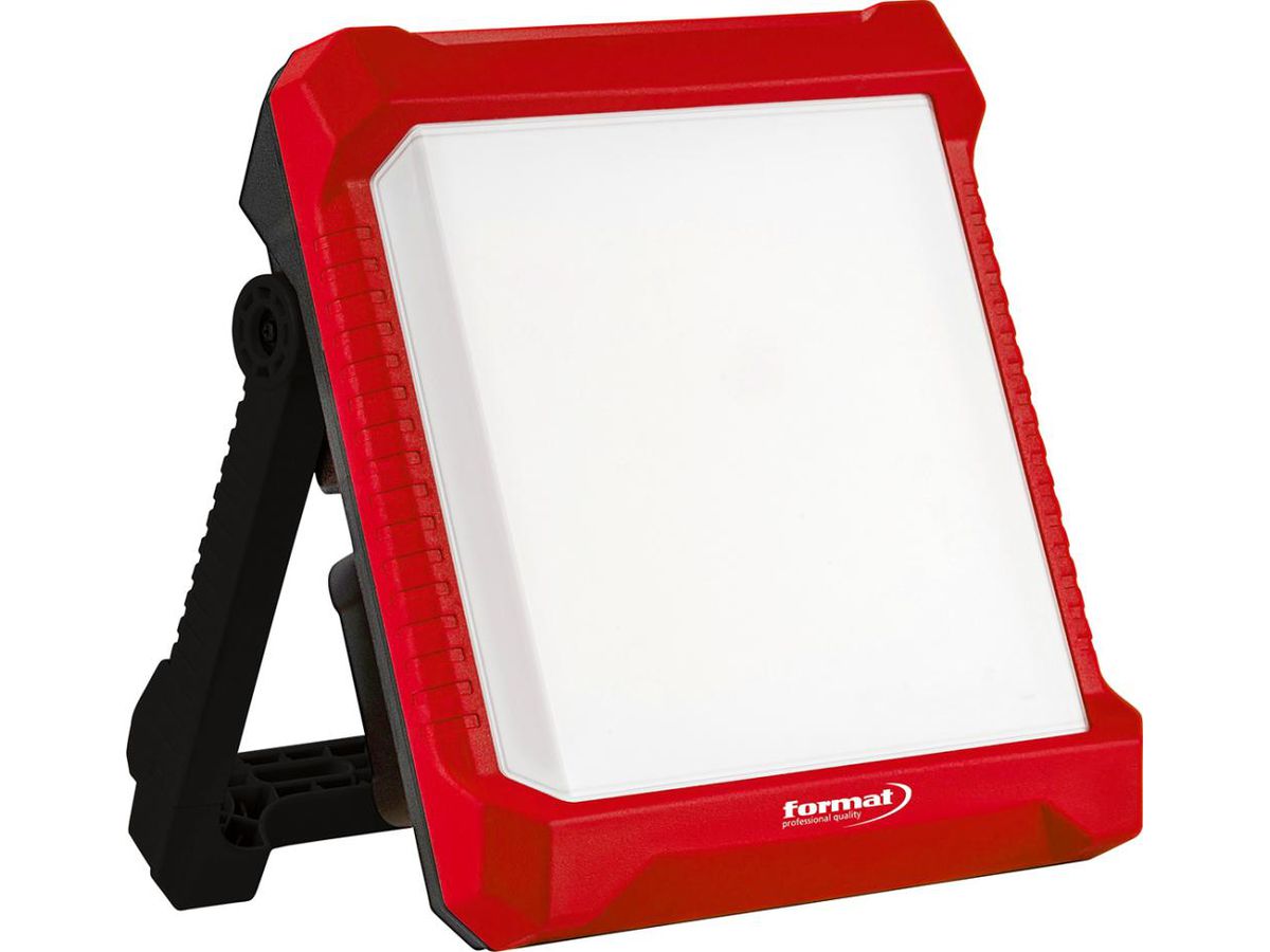 Arbetsbelysning LED 700-5000lm, ställbar färgtemperatur 2700-6500K, inkl. 5 batteriadaptrar