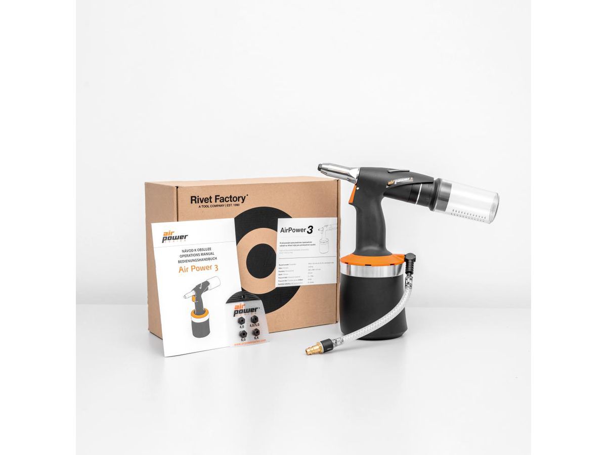 Blindnitpistol AirPower 3-28, Pneumastik-Hydraulisk 4,0-6,4mm