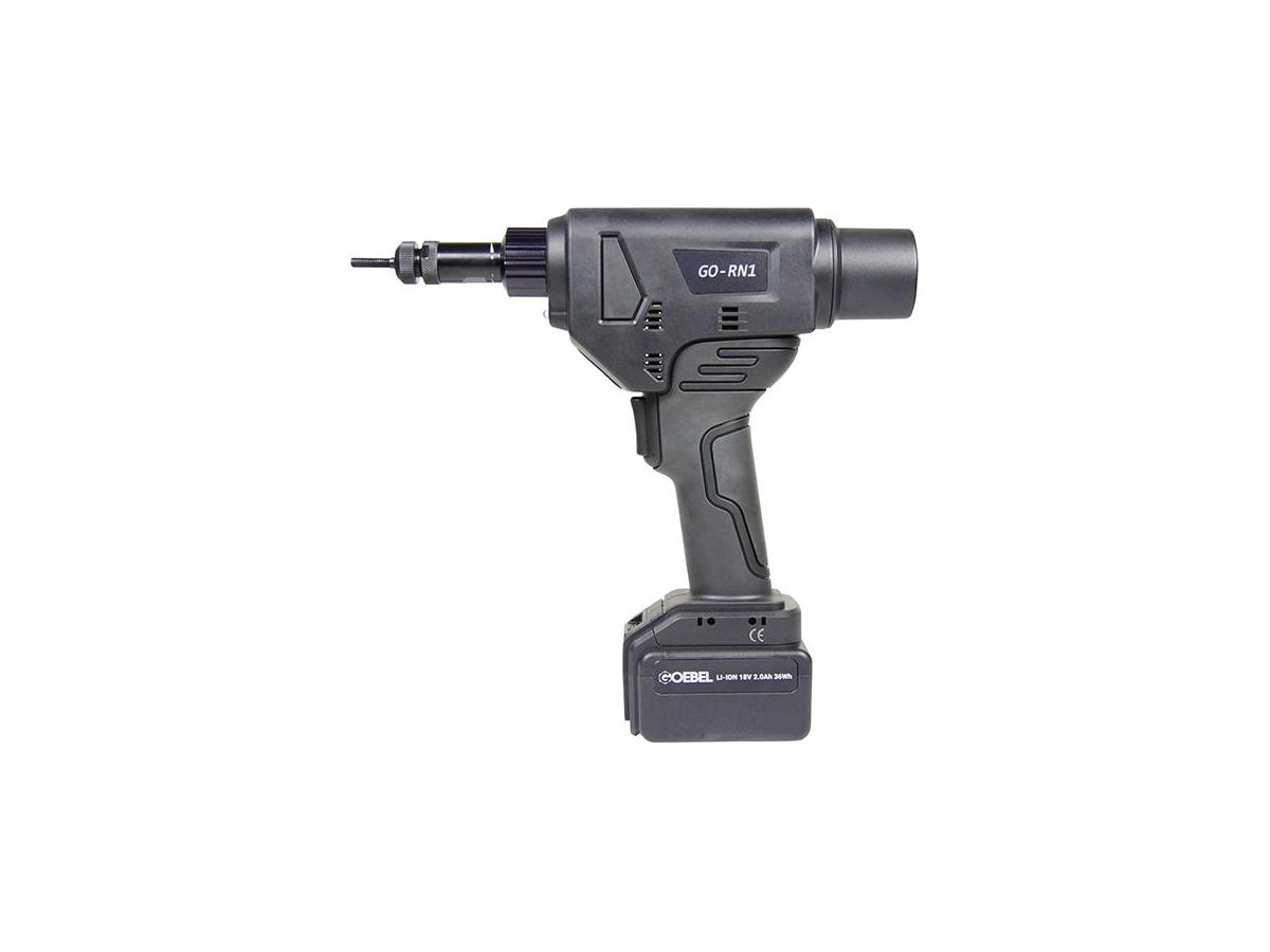 Blindnitmutterpistol GO-RN1 18V M3-M8 inkl 2 batterier +laddare