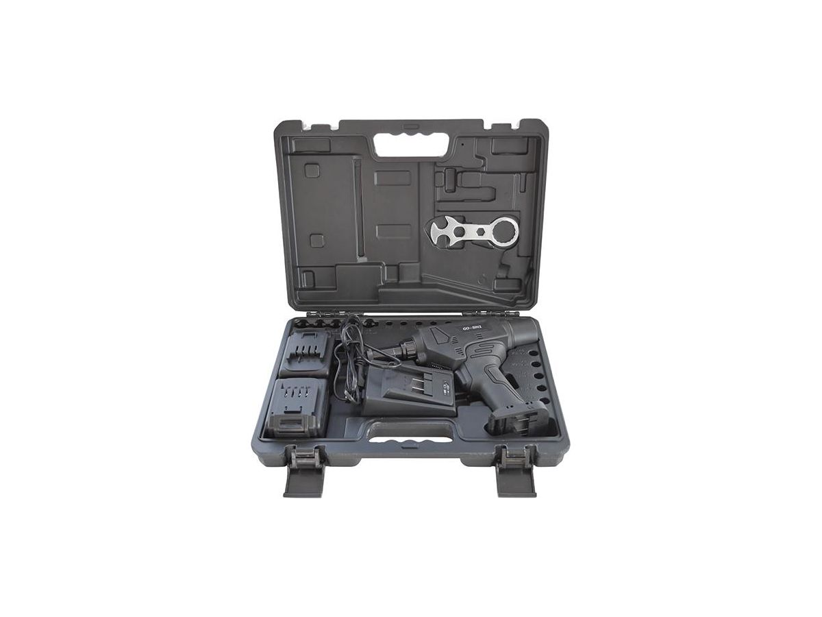 Blindnitmutterpistol GO-SN1 18V M5-M10 inkl. 2 batterier +laddare
