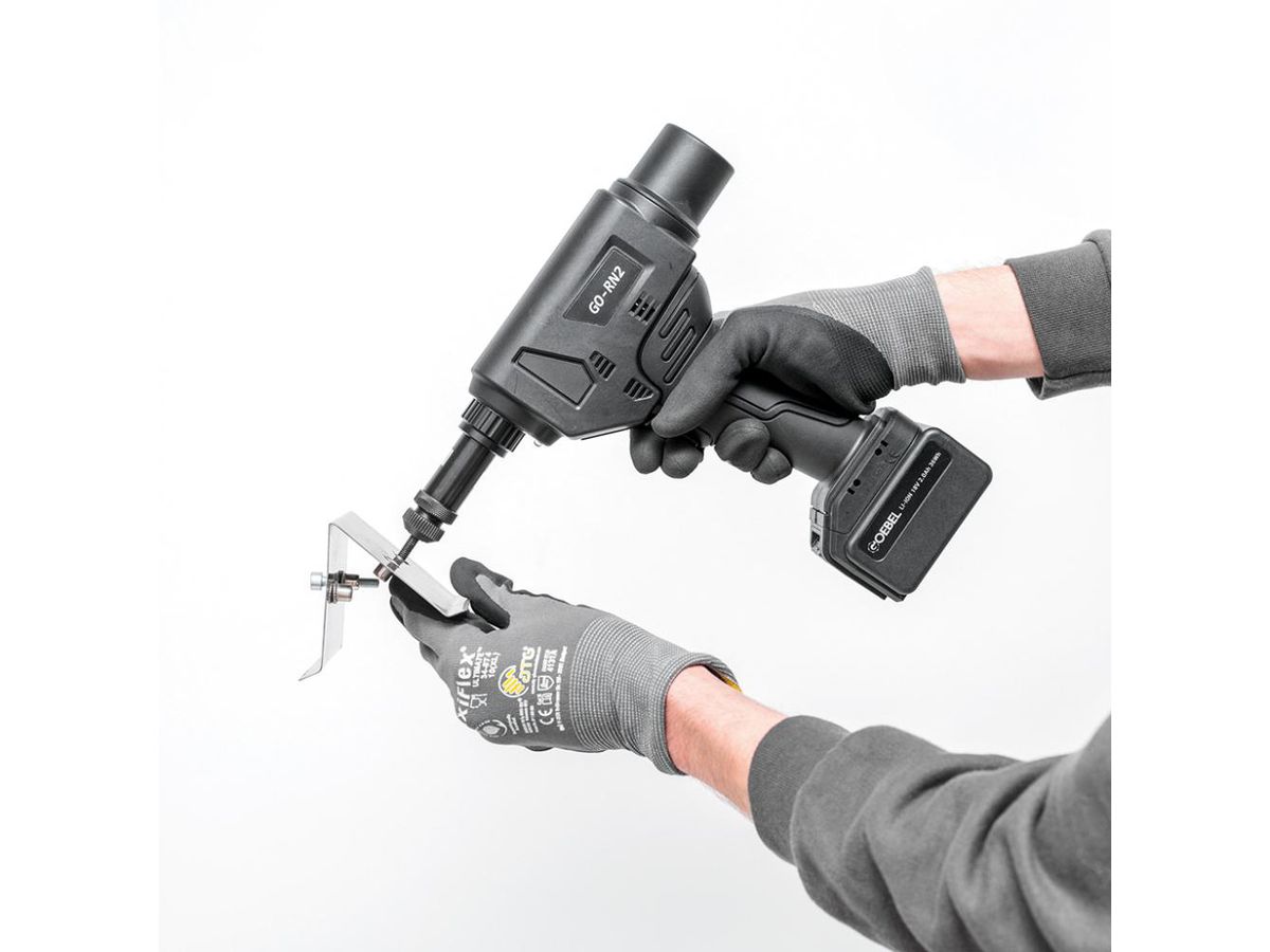 Blindnitmutterpistol GO-RN2 18V M8-M12 inkl. 2 batterier +laddare