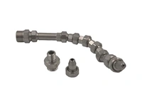 Kylvätskeslangsats V2A 1/8" Typ 0, ⌀3,2 mm, längd 110mm
