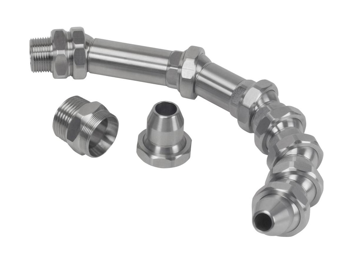 Kylvätskeslangsats V2A 3/4" Typ 3, ⌀19 mm, längd 320mm