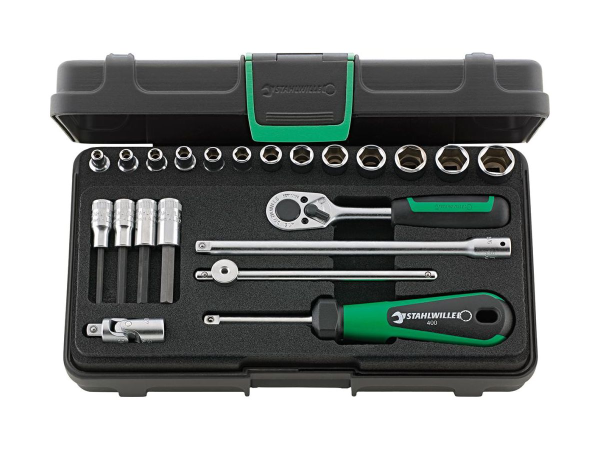 Hylsnyckelsats 1/4" Nr. 40/44/17/5 22-delar