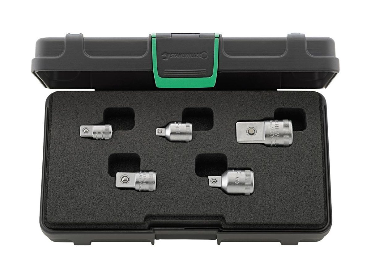 Adaptersats 1/4"-1/2" 5-delar