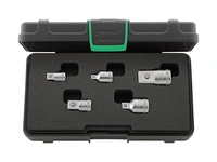 Adaptersats 1/4"-1/2" 5-delar