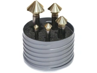 Konisk försänkarsats oregelb. skär HSS ZrN 90° 6,30-25,00mm