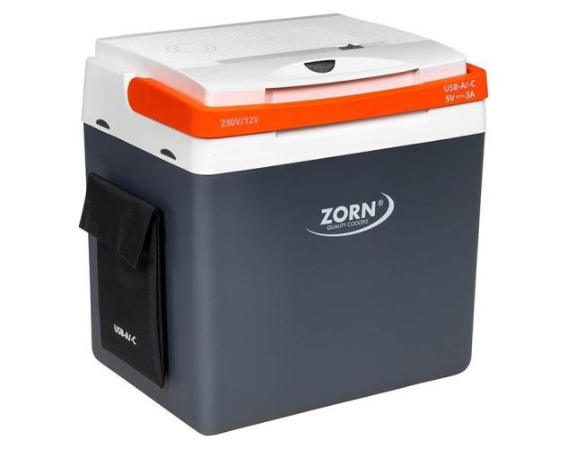 Zorn 29L elektrisk kylbox 12/230V inkl. Intenso Powerbank 20.000 mAh USB-A/USB-C inkl. USB-C kabel.