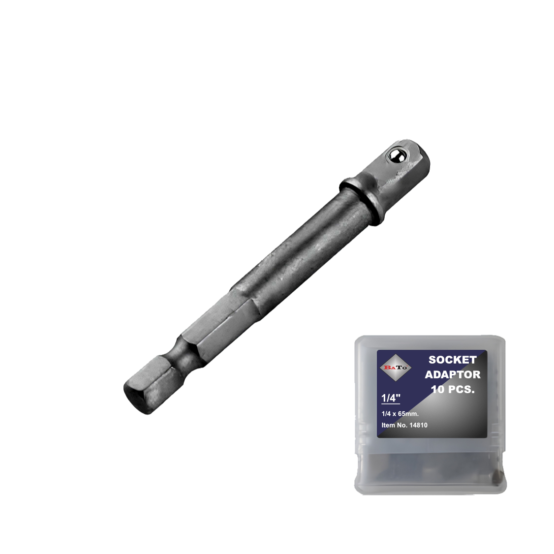 Hylsadapter 1/4" (10st)