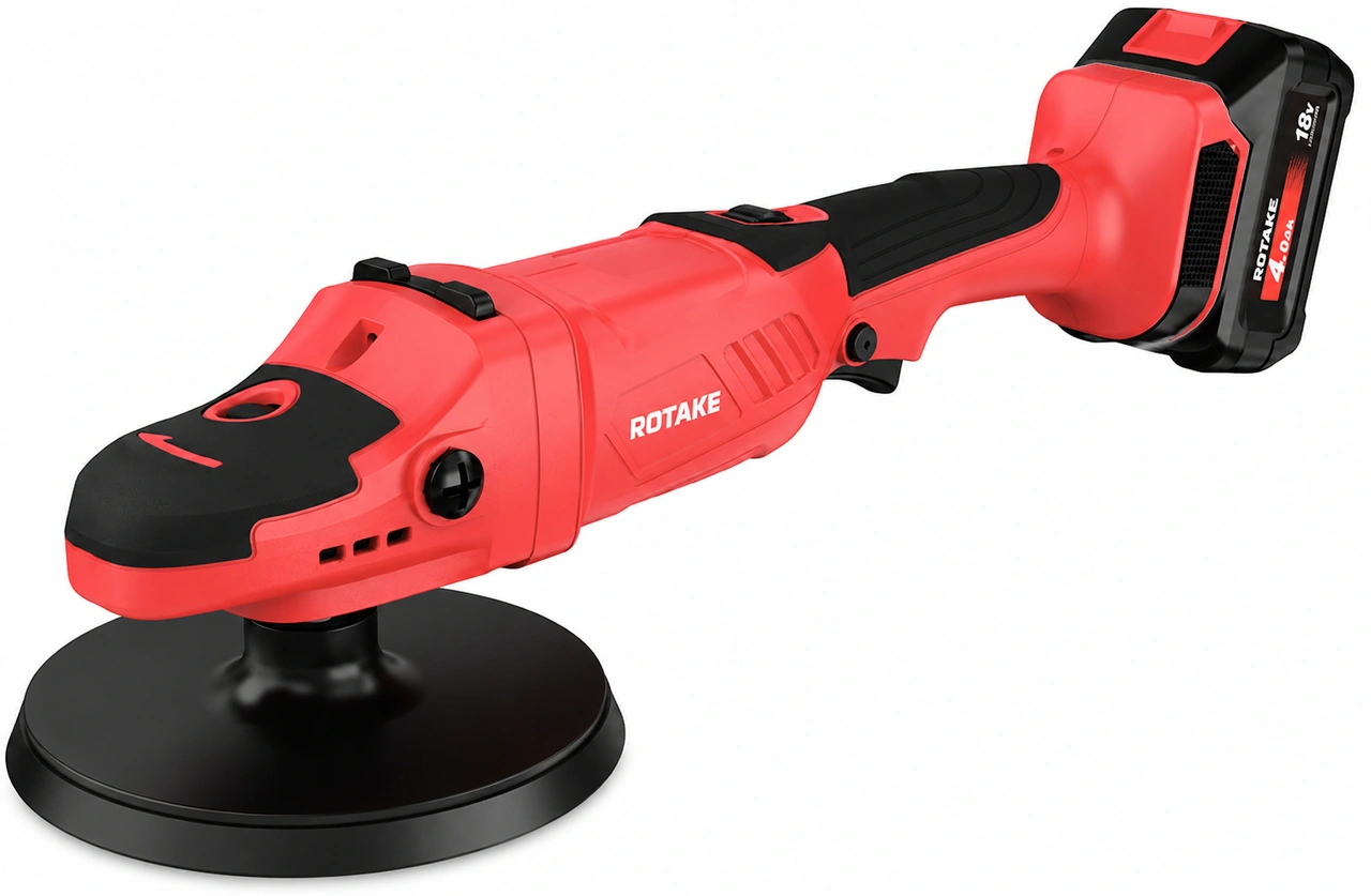 ROTAKE 20V Polermaskin 8703 Ø150mm 1500–2300rpm med batteri och laddare