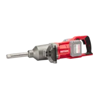 ROTAKE 20V Mutterdragare T9 High Torque 1" 4000Nm förlängt hylsfäste Solo