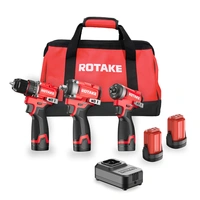 ROTAKE Verktygspaket 16V - T11, S11, D11, 2x2Ah batteri, laddare